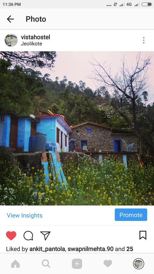 Vista Hostel Jeolikote, Nainital Patwa Dunga Extérieur photo